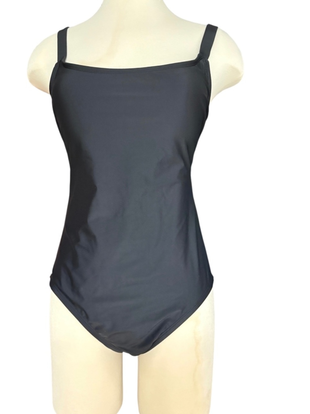 bathing suit HURLEY M black classic 1 piece black bra adjustable straps minimal